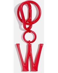 BaubleBar - Red Initial Enamel Bag Charm - Lyst