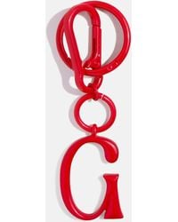 BaubleBar - Red Initial Enamel Bag Charm - Lyst