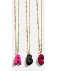 BaubleBar - Mini Bubble Initial Enamel Necklace - Lyst