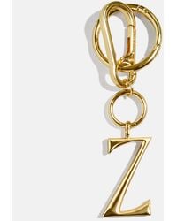 BaubleBar - Gold Initial Enamel Bag Charm - Lyst