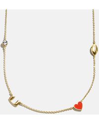 BaubleBar - University Of Miami Spaced Charm Necklace - Lyst