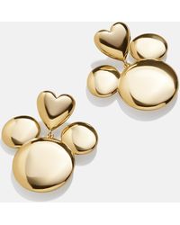 BaubleBar - Mickey Mouse Disney Gold Heart Earrings - Lyst