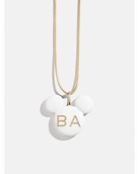 BaubleBar - Disney Mickey Mouse Enamel Custom Initial Necklace - Lyst