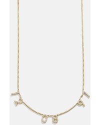BaubleBar - 18k Gold Custom Pave Spaced Number Necklace - Lyst