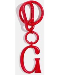 BaubleBar - Red Initial Enamel Bag Charm - Lyst