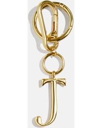 BaubleBar - Gold Initial Enamel Bag Charm - Lyst