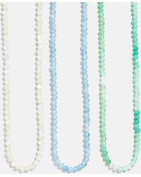 BaubleBar - Semi-precious Cluster Charm Necklace Chain - Lyst