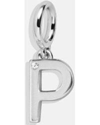 BaubleBar - Classic Silver Initial Cluster Charm - Lyst