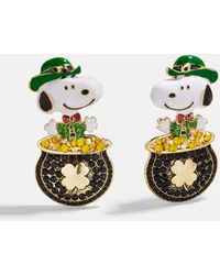 BaubleBar - Peanuts Snoopy St. Patrick's Day Earrings - Lyst