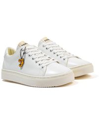 farah white trainers