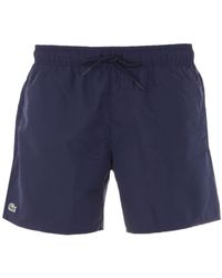 Lacoste Quick Dry Swim Shorts - Blue