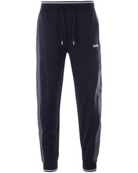 boss pique joggers