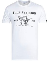 mens white true religion t shirt