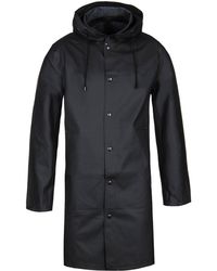 Stutterheim Goteborg Black Raincoat