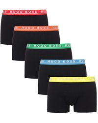 Mens Clothing Underwear Boxers BOSS by HUGO BOSS Cotton Bodywear 24 Logo Boxer Briefs in Blue for Men 