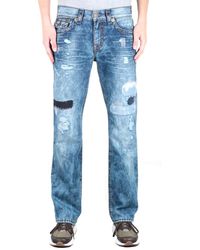 True Religion Ejpm Ricky Flap Super T Jeans - Blue