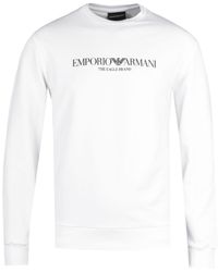 white armani sweatshirt