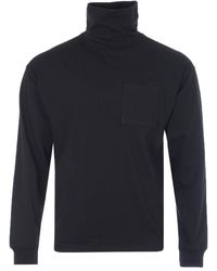 FRIZMWORKS Round Neck Zip Up Knit in Charcoal (Grey) for Men - Lyst