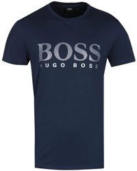 hugo boss navy t shirt