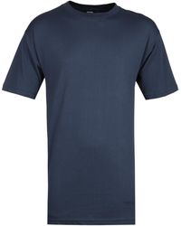 DIESEL T-santa Navy Longline T-shirt - Blue