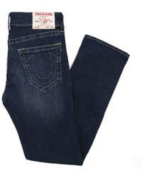 True Religion Ricky Relaxed Straight Fit Jeans - Blue