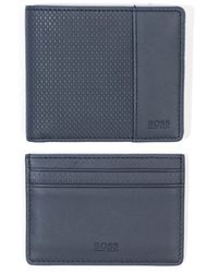 hugo boss mens card wallet