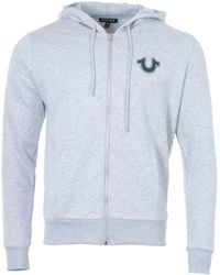 black and grey true religion hoodie