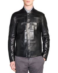 fendi men's leather jacket