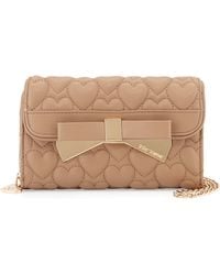 betsey johnson quilted wallet