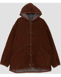 Dr. Collectors Quilted Windbreaker Brown Stone Wash