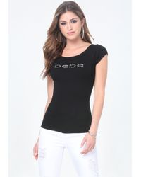 Bebe T Shirts For Women Up To 49 Off At Lyst Com