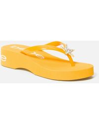 bebe flip flops amazon