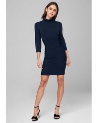 bebe turtleneck sweater dress