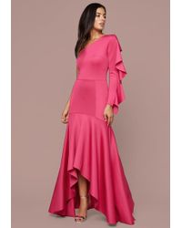 bebe long formal dresses