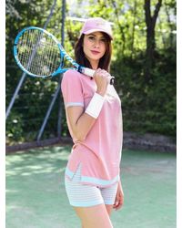 Bellemere New York Fitted Tennis Dress With Removable Shorts - Pink