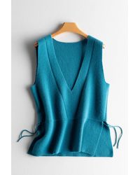 Bellemere New York - 100% Wool Sweater Vest - Lyst