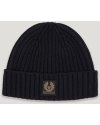 Belstaff - Men's Watch Beanie Hat Lambswool - Lyst