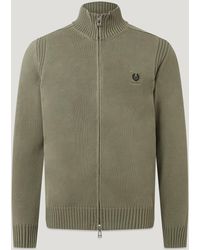 Belstaff - Men's Watch Full Zip Light Fade-out Garment Dye Cotton - Lyst