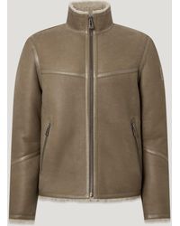 Belstaff - Men's Highland Shearling Jacket English - Lyst