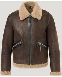 Belstaff - Men's Winterbrook Jacket Elevated Shearing - Lyst