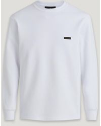 Belstaff - Tarn Long Sleeved Sweatshirt - Lyst