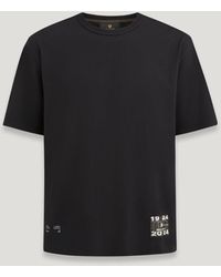 Belstaff - T-shirt con etichetta applicata centenary - Lyst