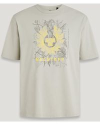 Belstaff - Map Graphic Oversized T-shirt - Lyst