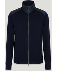 Belstaff - Men's Kelby Zip Cardigan Merino Wool - Lyst