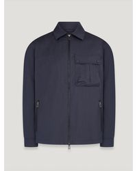 Belstaff - Drome Overshirt Cotton Gabardine - Lyst