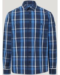 Belstaff - Men's Fleet Shirt Cotton Check - Lyst
