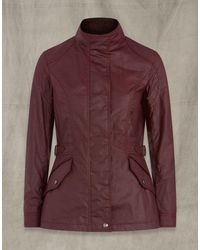 Belstaff ADELINE JACKE AUS GEWACHSTER BAUMWOLLE - Braun