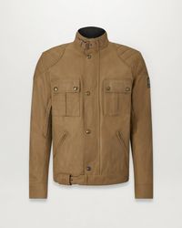 Belstaff - Men's Brooklands Motorcycle Jacket Waxed Cotton - Lyst