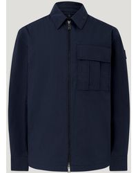 Belstaff - Men's Cargo Overshirt Compact Technical Cotton - Lyst