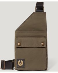 Belstaff - Unisex Trialmaster Crossbody Bag Waxed Cotton - Lyst